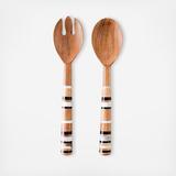 Stonewood Stripe Salad Servers