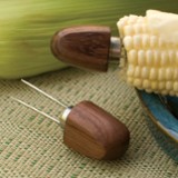 Rosewood Corn Holder, Set of 8